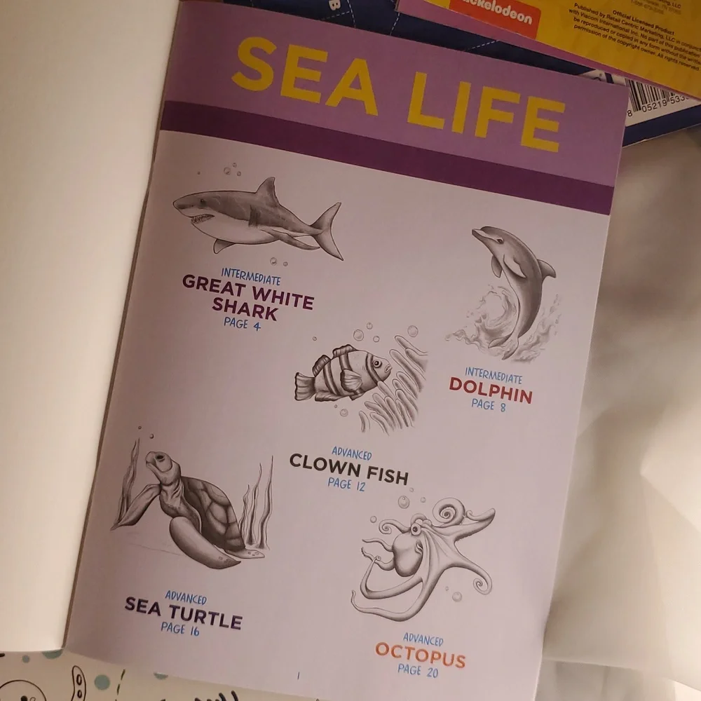 Pirate & Ocean Themed Kids Activity‎ Book Set